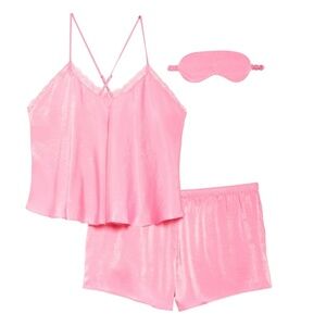 NWT BP Satin pajamas with eye mask size 1X // 3007